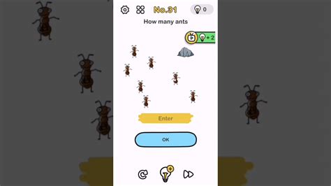 brain out lv 33|brain out how many ants.